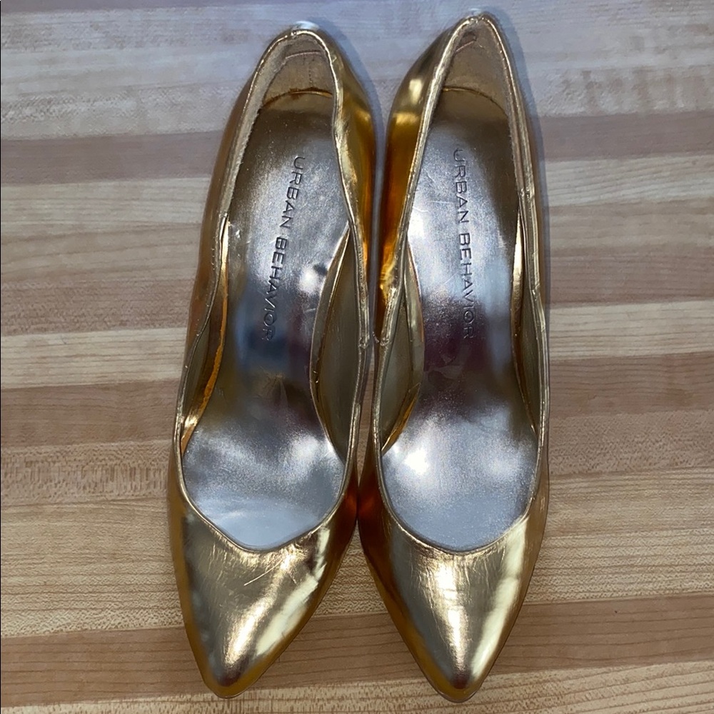 Urban Behavior Gold Women's Shoes